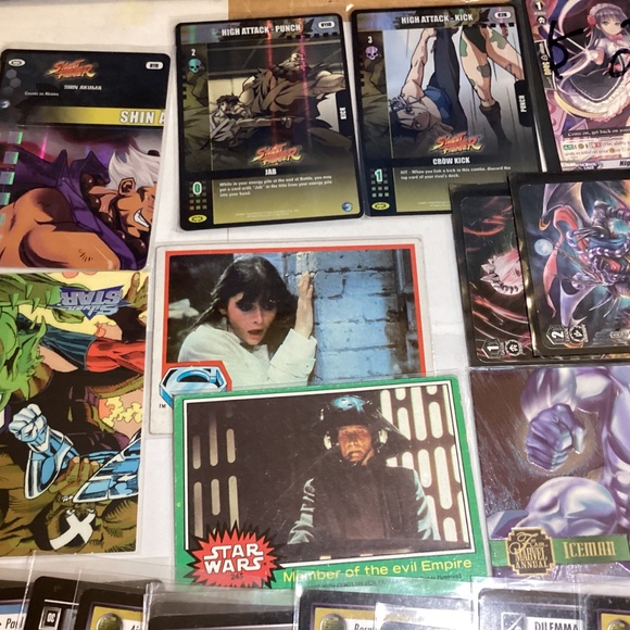 77 CCG and TCG cards lot with Star Trek marvel street fighter and more 55 Star T - Picture 3 of 15